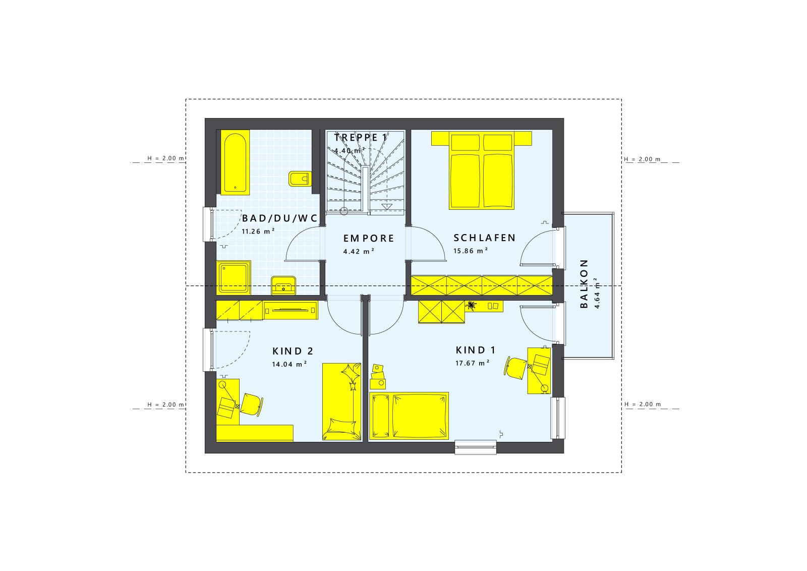 Modernes Wohnen im Neubau